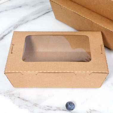 Takeout Food Container Box with Window