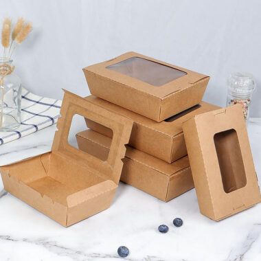 Takeout Food Container Box with Window