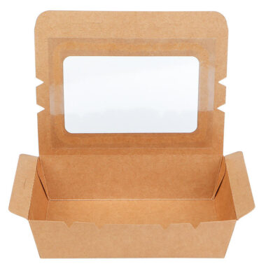 Takeout Food Container Box with Window