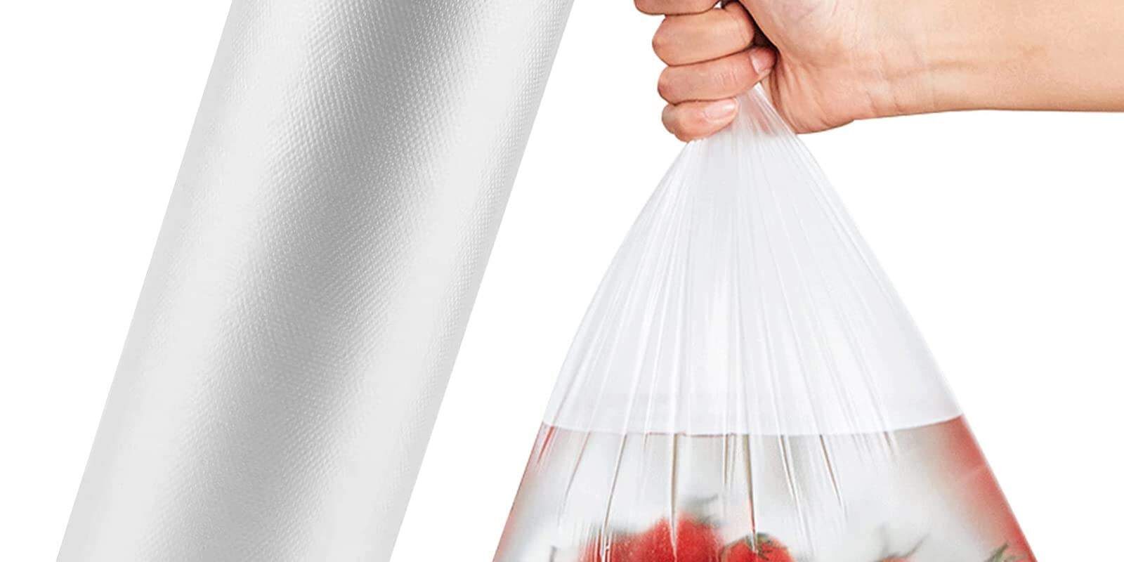 PE flat bottom takeaway bag