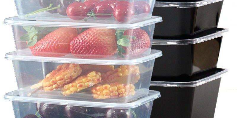 disposable fruit lunch box with lid