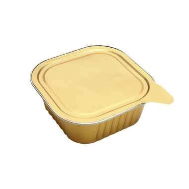 aluminum foil container with lid