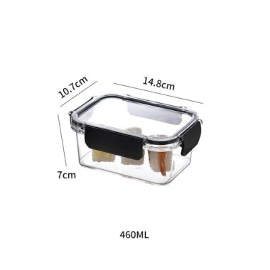 plastic food storage box with sealed lid