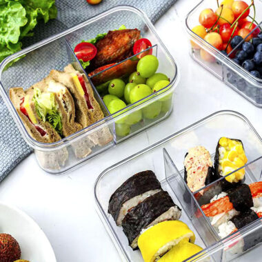 storage crisper bento box with lid