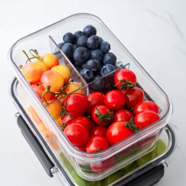 storage crisper bento box with lid