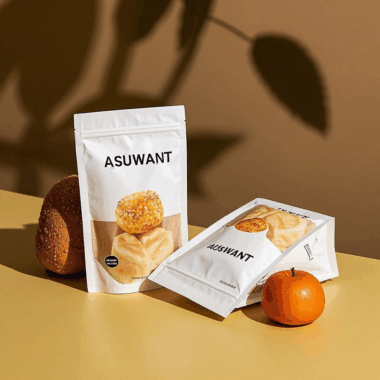 Custom large plastic stand up pouch