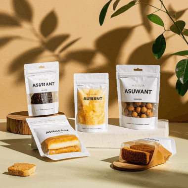 Custom large plastic stand up pouch