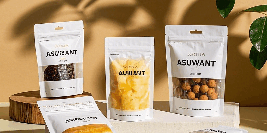 Custom large plastic stand up pouch