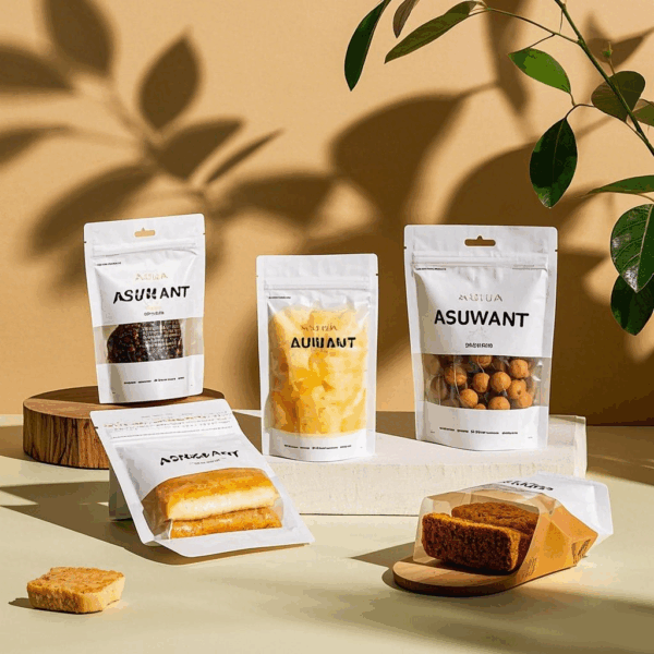 Custom large plastic stand up pouch