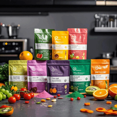 plastic stand up pouch for matcha