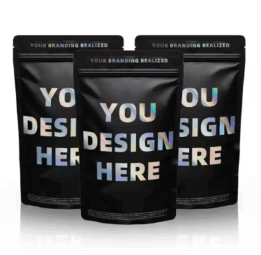 custom printed stand up plastic spice bag