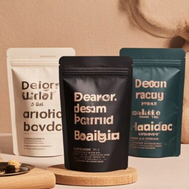 custom printed stand up plastic spice bag