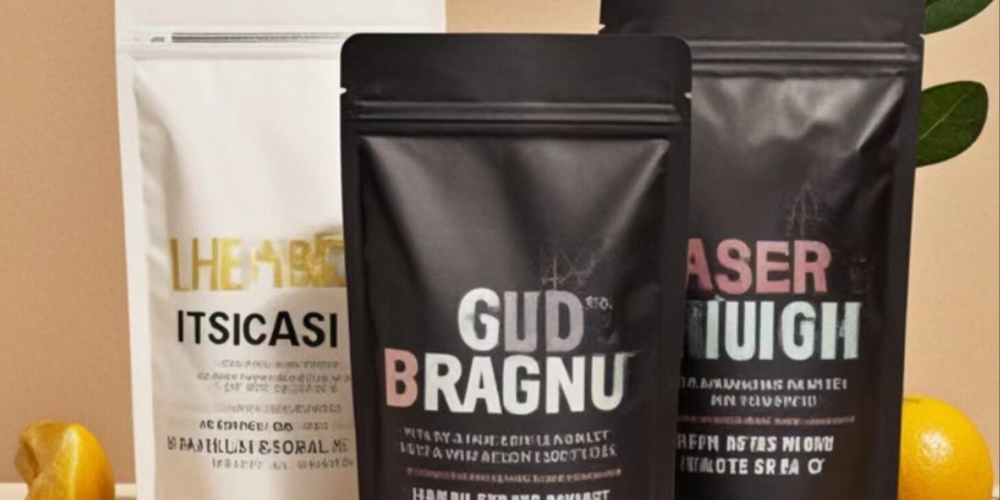 custom printed stand up plastic spice bag