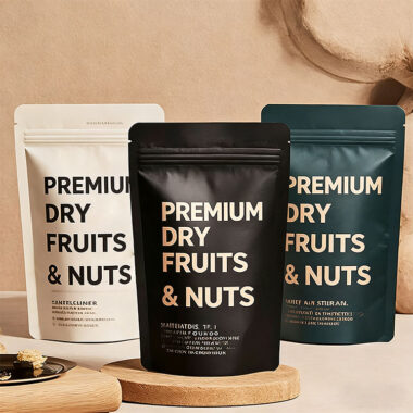 custom printed stand up plastic spice bag