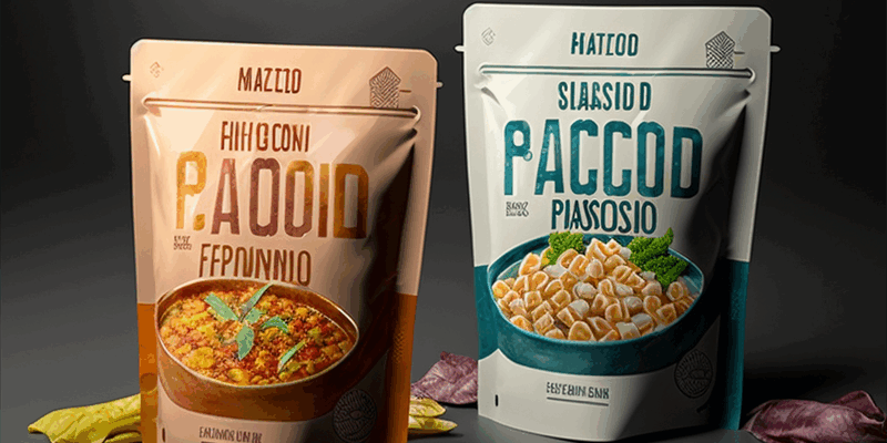 Custom stand up pouch for potato