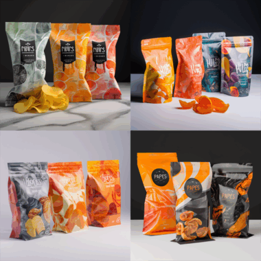 Custom stand up pouch for potato