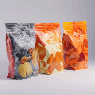 Custom stand up pouch for potato