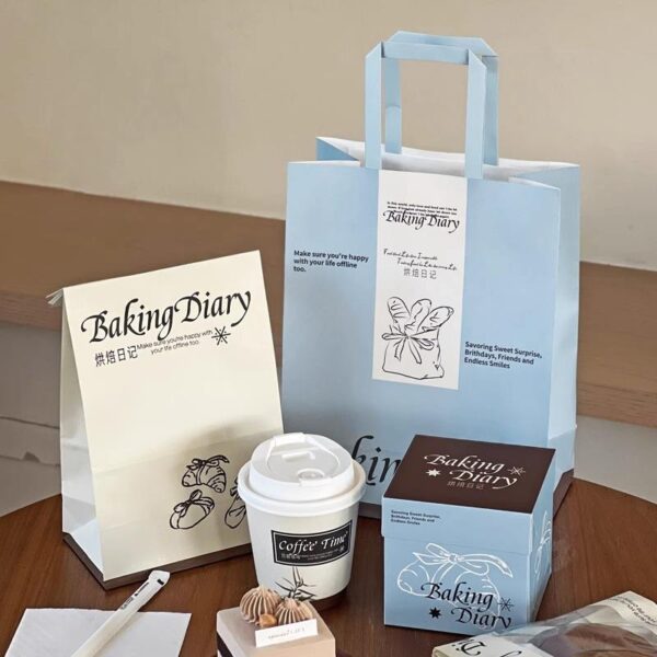 paper food zipper packaging bags