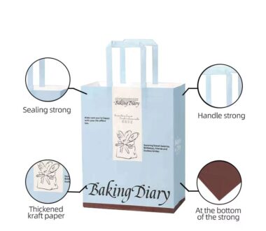 paper food zipper packaging bags