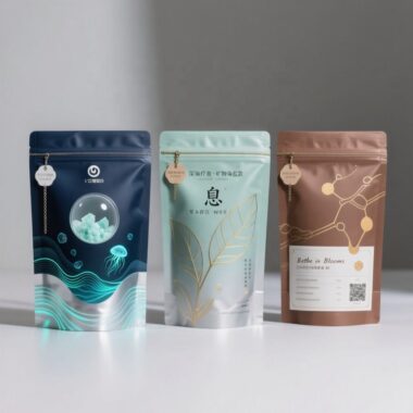 aluminum foil stand up pouch zipper