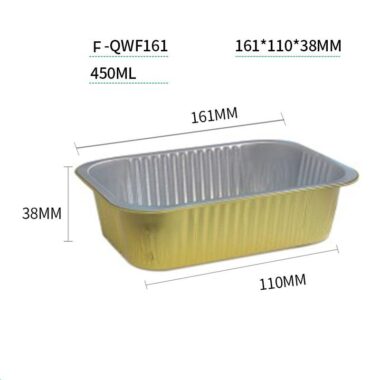 aluminum foil BBQ baking box for takeaway