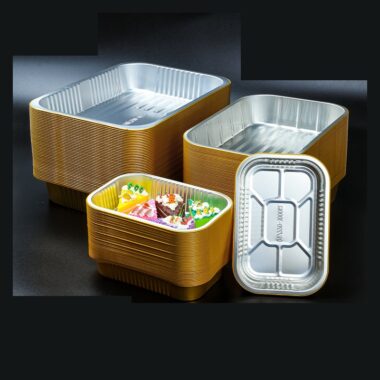 aluminum foil BBQ baking box for takeaway