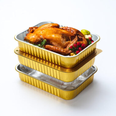 aluminum foil BBQ baking box for takeaway