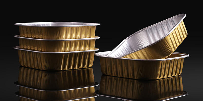 aluminum foil lunch box for grilled food