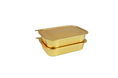aluminum foil lunch box with PP plastic lid