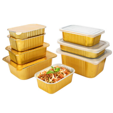 aluminum foil bowl for microwaveable soup