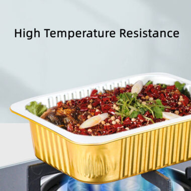 aluminum foil bowl for microwaveable soup