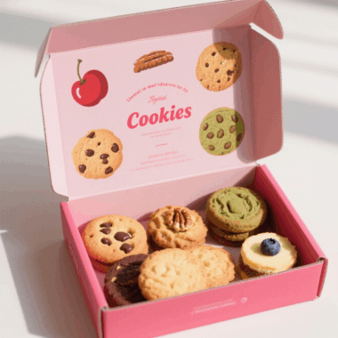 cookie mailer box for sugary treats