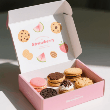 cookie mailer box for sugary treats