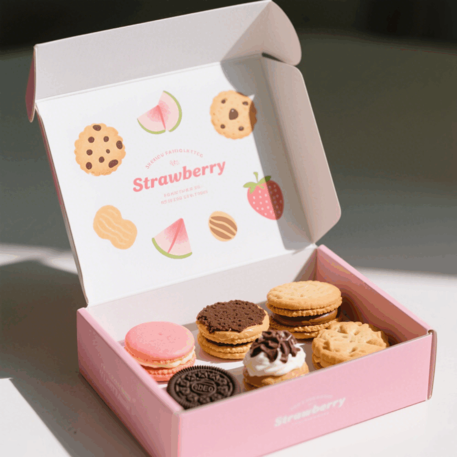 cookie mailer box for sugary treats