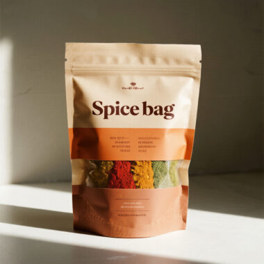 plastic spice bag with zipper