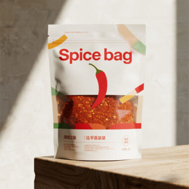 plastic spice bag with zipper