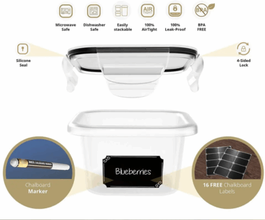 plastic food storage containers