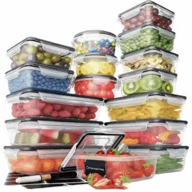plastic food storage containers