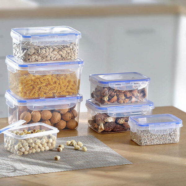 Rectangular PP food storage sealed jar