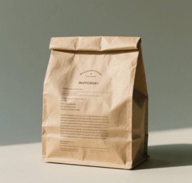 kraft paper food takeaway bags