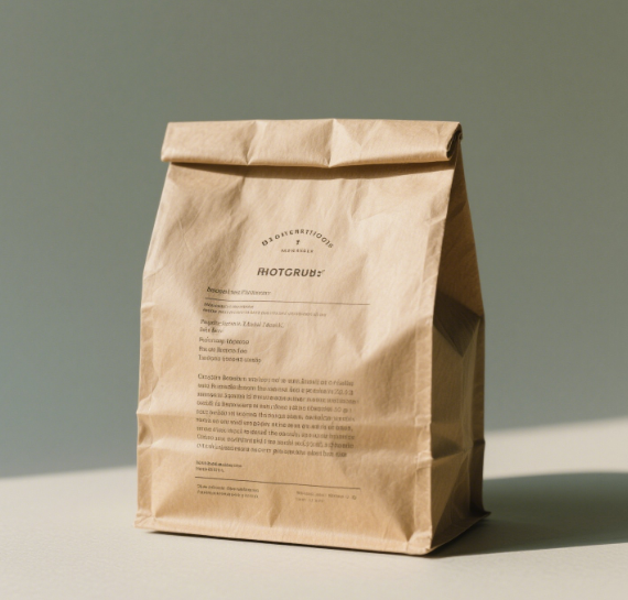 kraft paper food takeaway bags