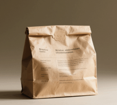 kraft paper food takeaway bags