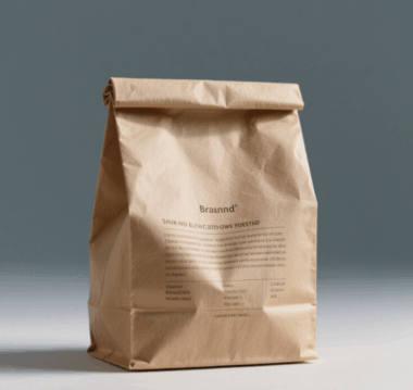 kraft paper food takeaway bags